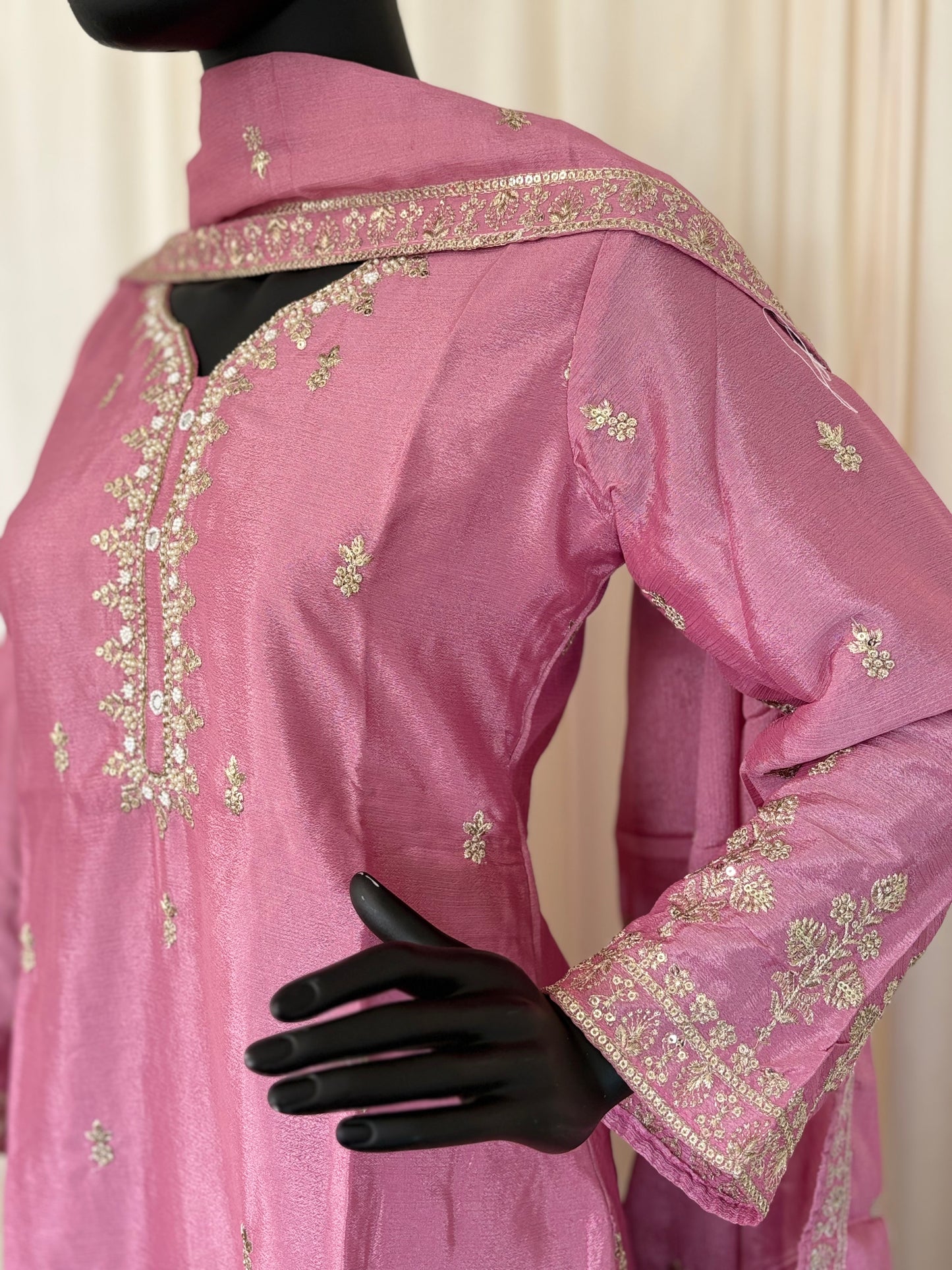 Rose Long top Lehenga